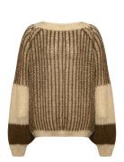Liana Knit Sweater Tops Knitwear Jumpers Cream Noella
