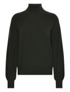 Mschmagnea Rachelle Rib Pullover Tops Knitwear Turtleneck Black MSCH C...