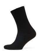 Vicky Viscose Rib Socks Lingerie Socks Regular Socks Black Mp Denmark
