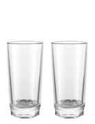 Prism Longdrinkglas 40 Cl Klar 2 Stk. Home Tableware Glass Drinking Gl...