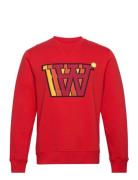 Tye Applique Sweatshirt Tops Sweat-shirts & Hoodies Sweat-shirts Red D...