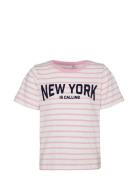 Vmleila Ss Top Jrs Girl Tops T-shirts Short-sleeved Pink Vero Moda Gir...