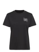 Brand Love Graphic T-Shirt Sport T-shirts & Tops Short-sleeved Black A...