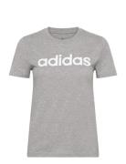 Essentials Slim Logo T-Shirt Sport T-shirts & Tops Short-sleeved Grey ...