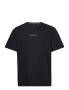 Code Surplus Logo Tee Tops T-shirts Short-sleeved Black Superdry