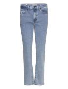 724 High Rise Straight Middle Bottoms Jeans Straight-regular Blue LEVI...