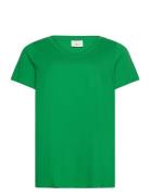 Carbonnie Life S/S V-Neck A-Shape Tee Tops T-shirts & Tops Short-sleev...
