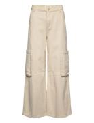 Trousers Bottoms Trousers Wide Leg Cream Sofie Schnoor