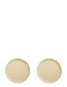 Yuka Lunch Plate - Pack Of 2 Home Tableware Plates Small Plates Cream ...