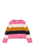 Nmfvajsa Ls Short Knit N1 Tops Knitwear Pullovers Multi/patterned Name...