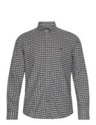 Flannel Check Shirt Designers Shirts Casual Grey Morris