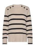 Fqmonday-Pullover Tops Knitwear Jumpers Beige FREE/QUENT