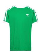 3 Stripes Tee Sport T-shirts Short-sleeved Green Adidas Originals