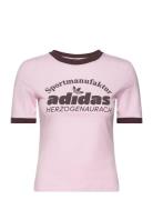 Retro Grx Tee Sport T-shirts & Tops Short-sleeved Pink Adidas Original...