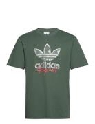 Ts Tee Ss 3 Sport T-shirts Short-sleeved Green Adidas Originals