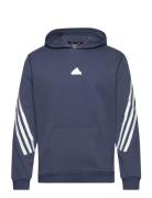 M Fi 3S Hd Tops Sweat-shirts & Hoodies Hoodies Blue Adidas Sportswear