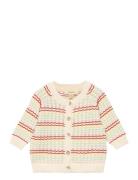 Sgeaston Light Stripes Cardigan Tops Knitwear Cardigans Multi/patterne...