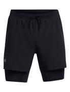 Ua Launch 5'' 2-In-1 Shorts Sport Shorts Sport Shorts Black Under Armo...