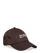 Linear Heritage 6 Panel Hat Sport Headwear Caps Brown New Balance
