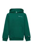 Half Zip Hooded Sweatshirt Sport Sweat-shirts & Hoodies Hoodies Green ...