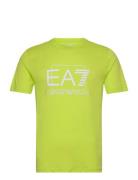 T-Shirt Tops T-shirts Short-sleeved Green EA7
