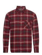 Shirt Regular Tops Shirts Casual Burgundy Replay