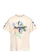 Hmlart Boxy T-Shirt S/S Sport T-shirts Short-sleeved Beige Hummel
