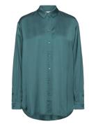 Alfrida Shirt 14905 Tops Shirts Long-sleeved Green Samsøe Samsøe