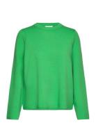 Objreynard Square Sleeve O-Neck Noos Tops Knitwear Jumpers Green Objec...
