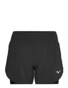 2In1 4.5 Short Sport Shorts Sport Shorts Black Mizuno