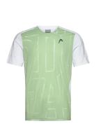 Play Tech T-Shirt Ii Men Sport T-shirts Short-sleeved Green Head