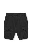 Kobmaxwell Cargo Short Pnt Noos Bottoms Shorts Black Kids Only