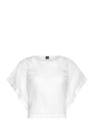 C_Ivet Tops Blouses Short-sleeved White BOSS