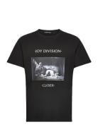 Joy Division Closer Band Tee White Tops T-shirts Short-sleeved Black N...