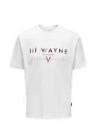 Onslilwayne Life Rlx Ss Tee Tops T-shirts Short-sleeved White ONLY & S...
