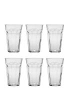Picardie Tumbler X 6 Home Tableware Glass Drinking Glass Nude Duralex