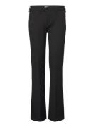 Silvia Suple 5976 Roble Wool Bottoms Trousers Flared Black Lois Jeans