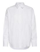 Cc Heart Harper Solid Over Shir Tops Shirts Long-sleeved White Coster ...