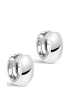 Classic Wide Hoops Accessories Jewellery Earrings Hoops Silver Enamel ...