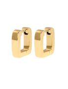 Ix Bold Square Hoops Accessories Jewellery Earrings Hoops Gold IX Stud...