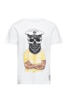 Nkmtavik Ss Top Ps Noos Tops T-shirts Short-sleeved White Name It