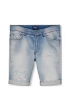 Kobmatt Slim Turnup Jg Shorts Gen097 Bottoms Shorts Blue Kids Only