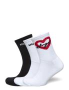3P Qs Lover Cc W Lingerie Socks Regular Socks White HUGO
