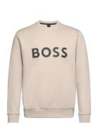 Salbo 1 Sport Sweat-shirts & Hoodies Sweat-shirts Beige BOSS