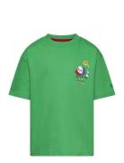 Tnjohn Os S_S Tee Tops T-shirts Short-sleeved Green The New