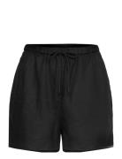 Pull On Casual Linen Short Bottoms Shorts Casual Shorts Black Tommy Hi...