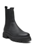 Biagoya Mid Chelsea Boot Crazy Horse Shoes Chelsea Boots Black Bianco