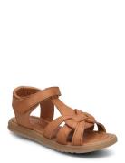 Bisgaard Felicia Shoes Summer Shoes Sandals Brown Bisgaard