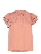 Top Tops T-shirts & Tops Short-sleeved Pink Sofie Schnoor