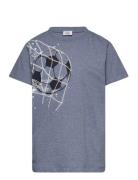 Arthur - T-Shirt Tops T-shirts Short-sleeved Blue Hust & Claire